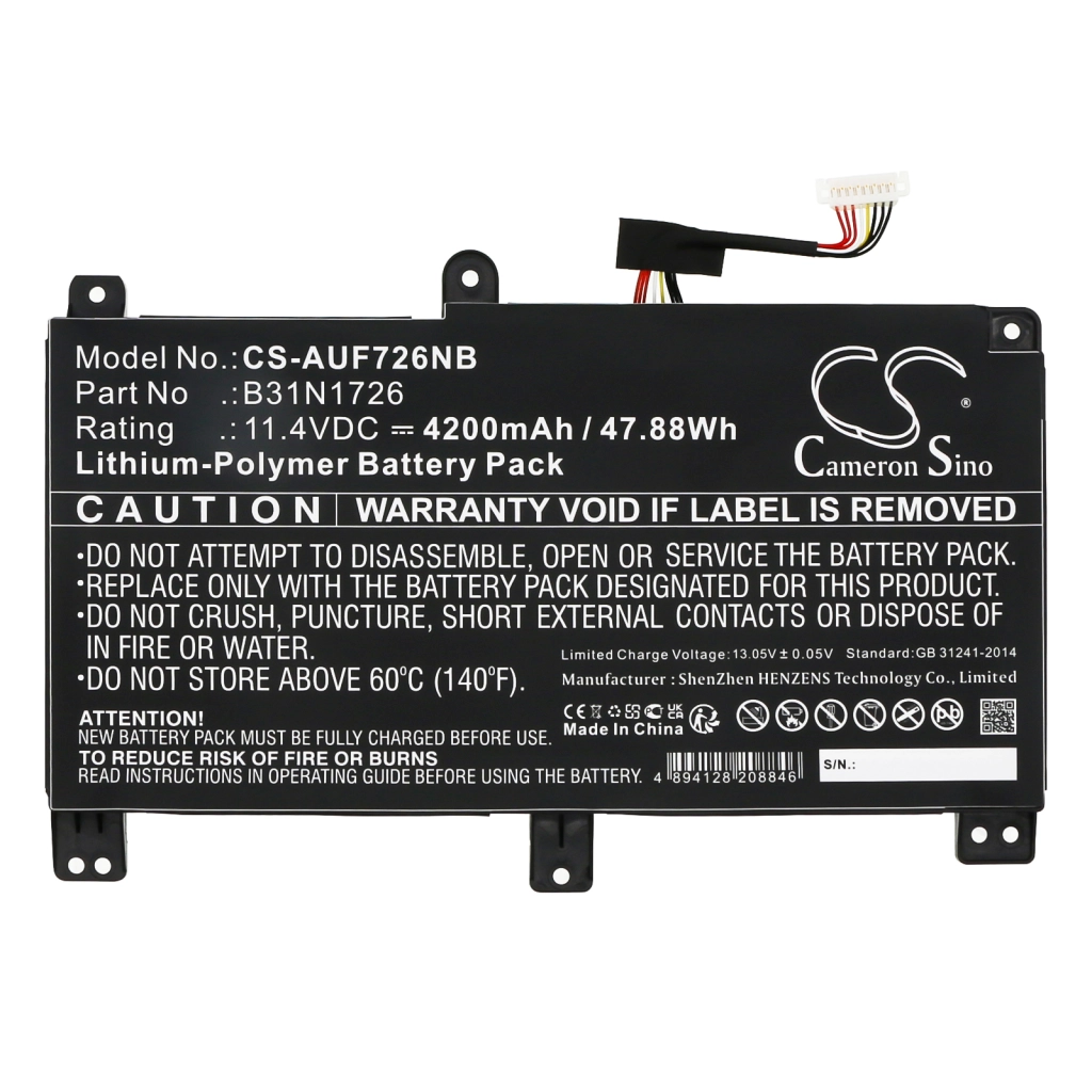 Notebook battery Asus FX504GE