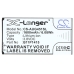 Bateria telefonu X-Longer CS-AUG451SL 3,8V 1600mAh 6,08Wh, widok etykiety z przodu