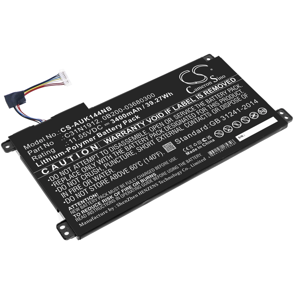 Bateria do notebooków Asus CS-AUK144NB