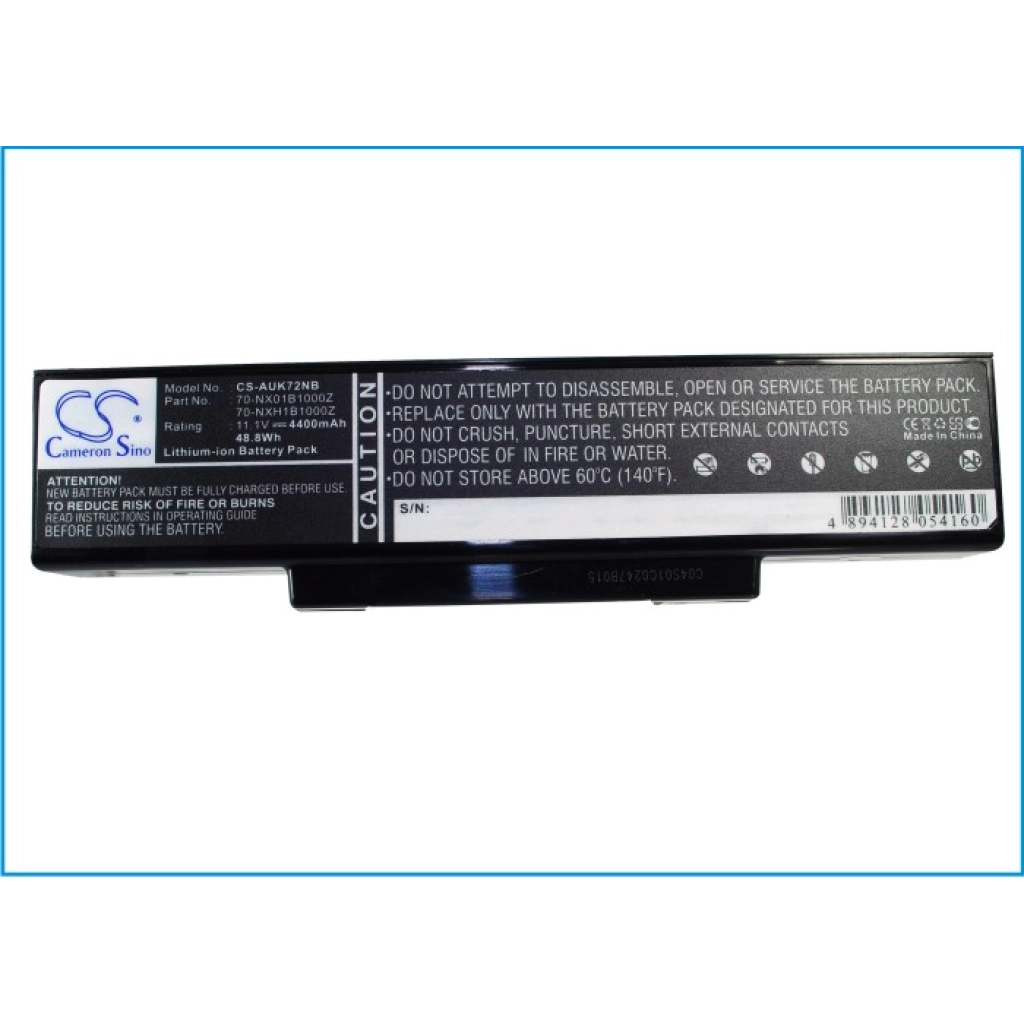 Notebook battery Asus N71VG