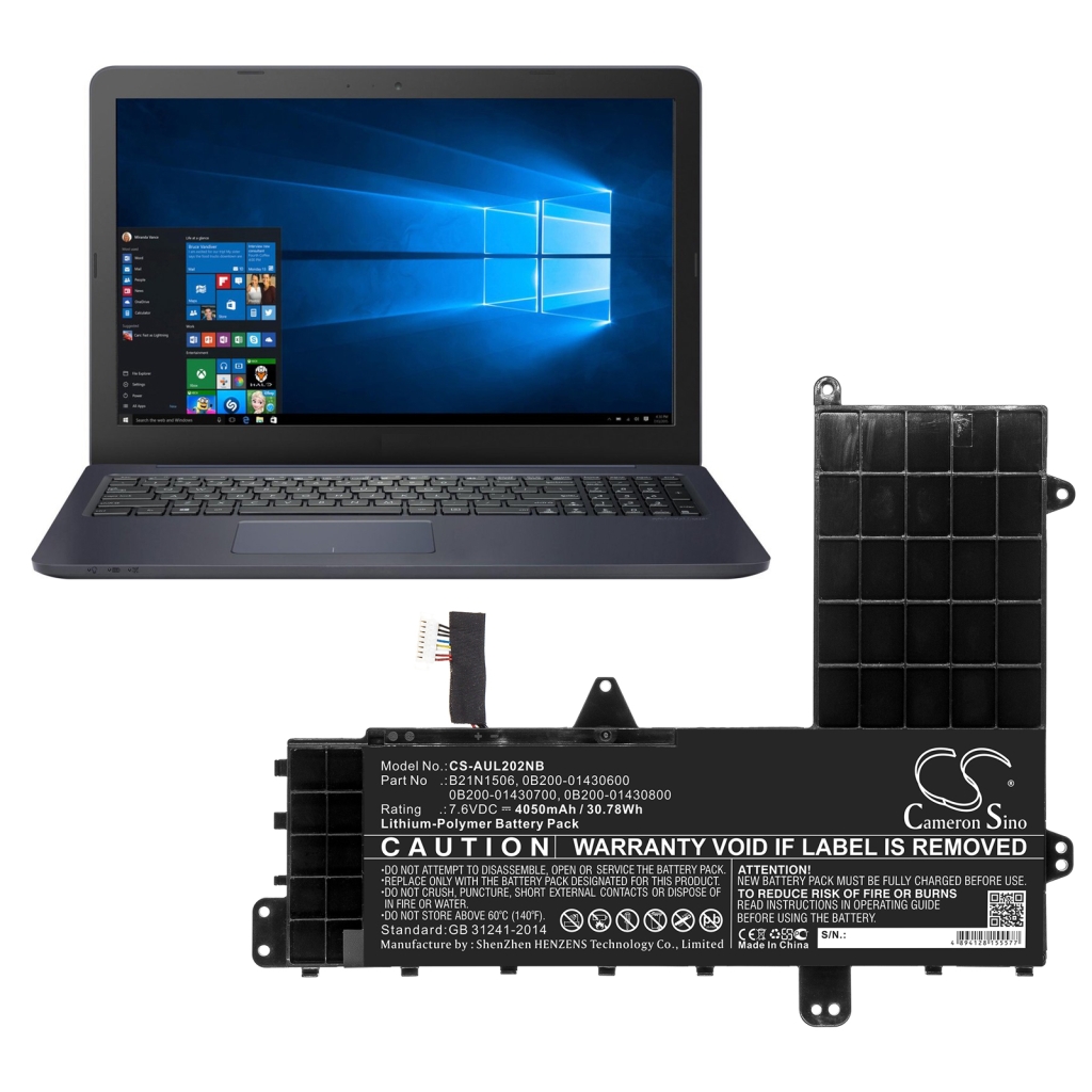 Notebook battery Asus VivoBook E502NA