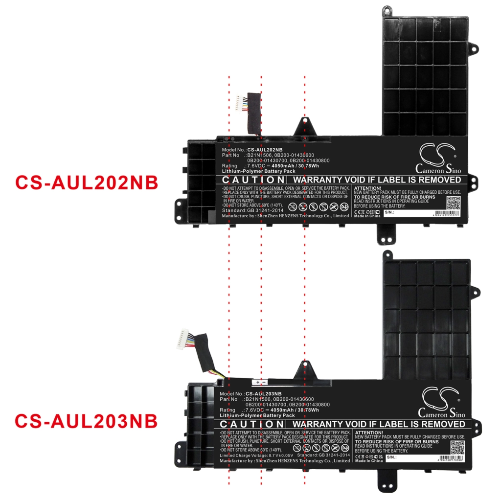 Notebook battery Asus E502SA-DM065