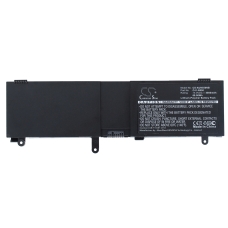 Compatible battery replacement for Asus 0B200-00390000,0B200-00390100,C41-N550