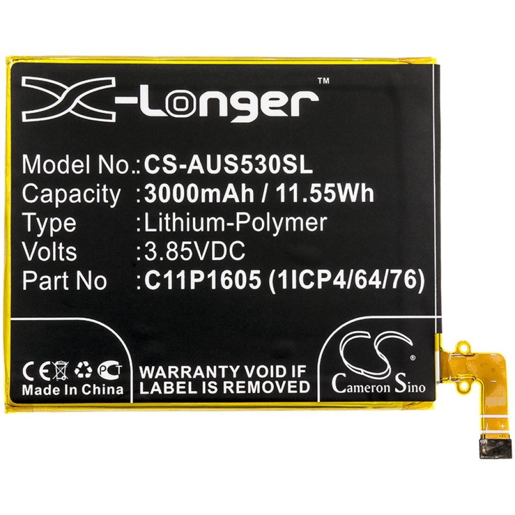 Baterie do telefonów komórkowych Asus CS-AUS530SL