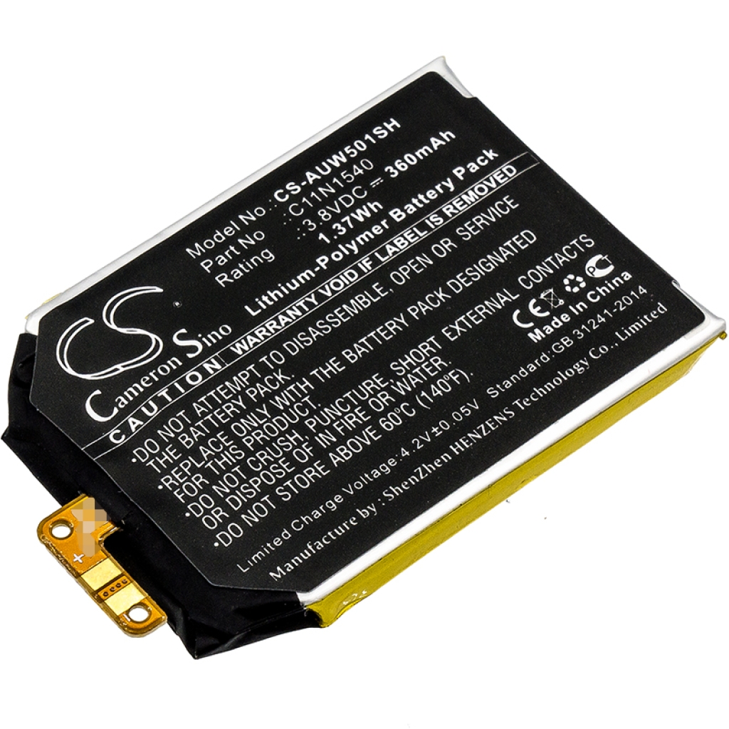 Baterie do inteligentnych zegarków Asus CS-AUW501SH