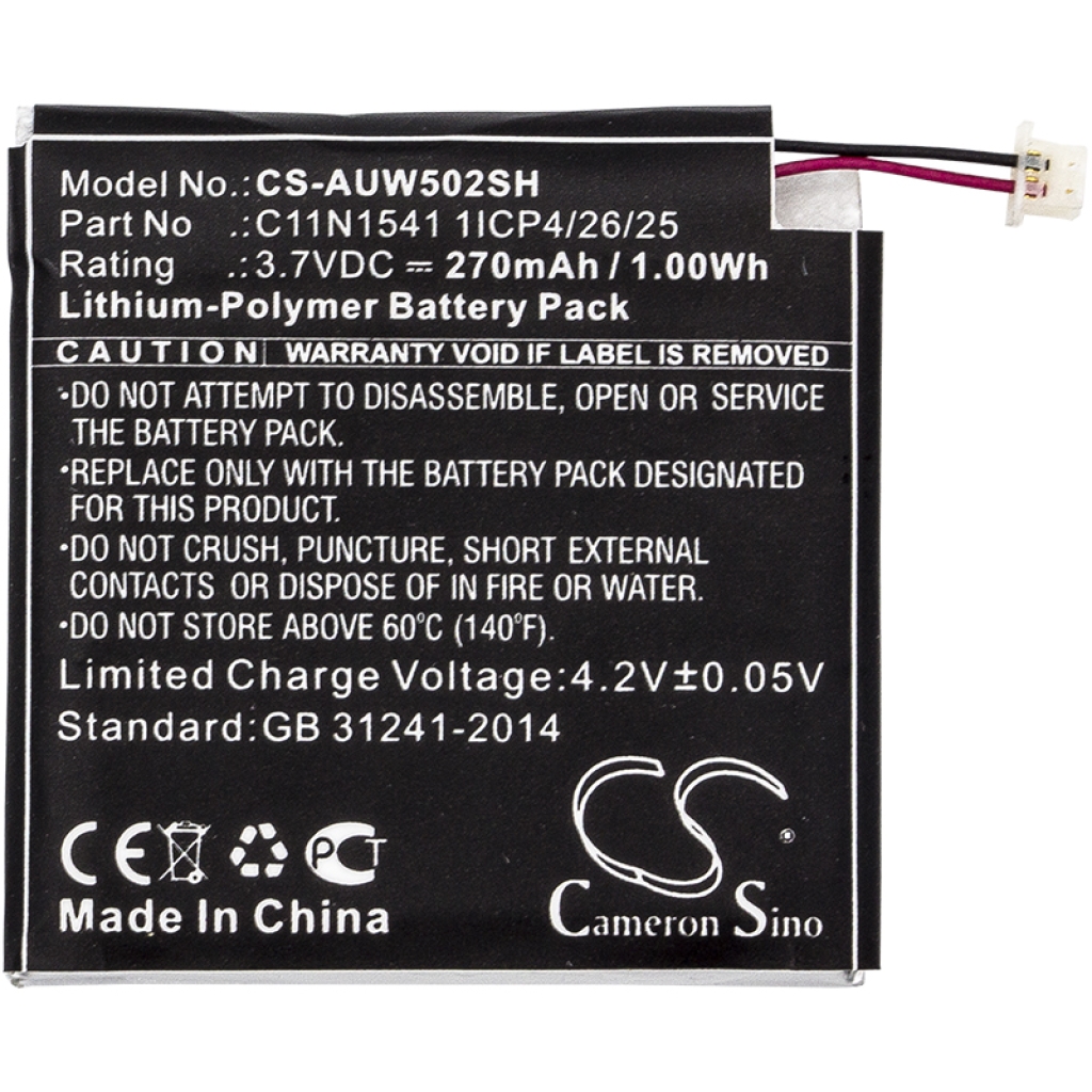 Baterie do inteligentnych zegarków Asus CS-AUW502SH