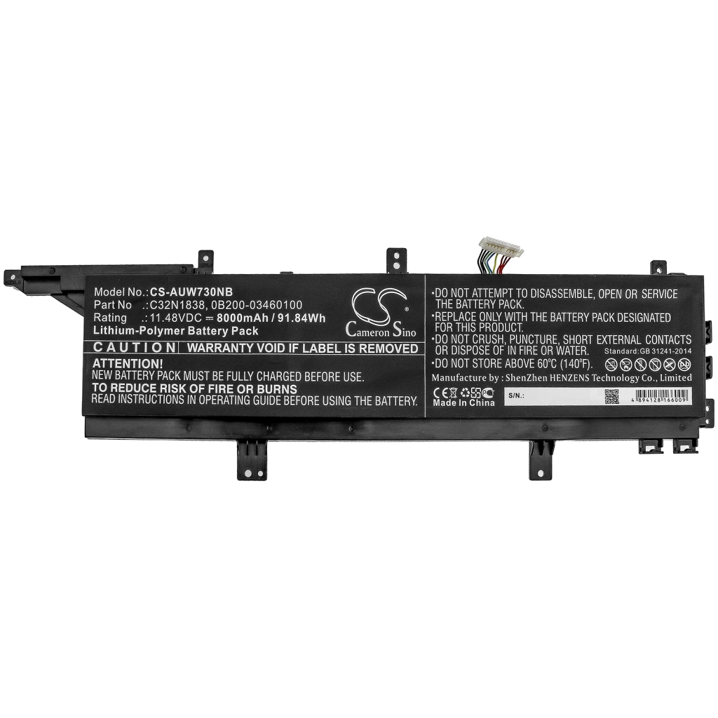 Bateria do notebooków Asus CS-AUW730NB