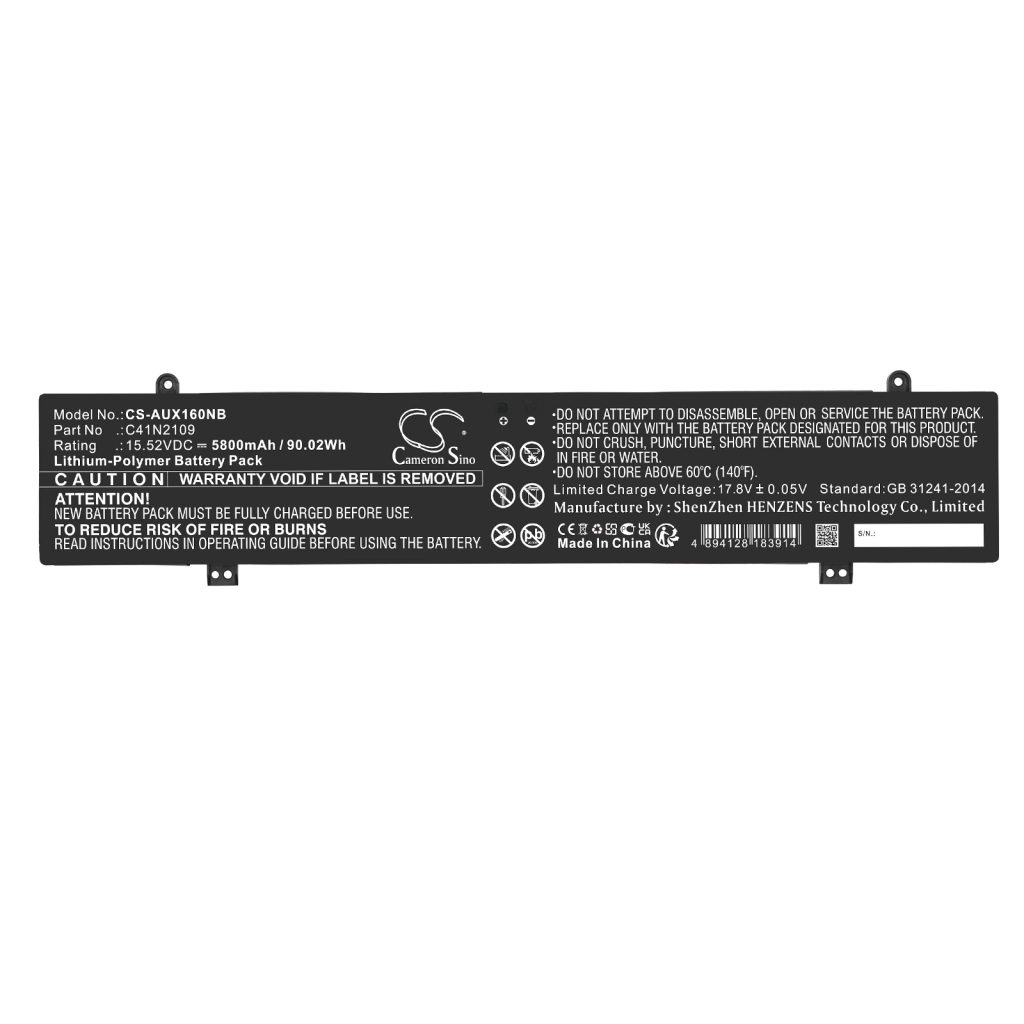 Notebook battery Asus CS-AUX160NB