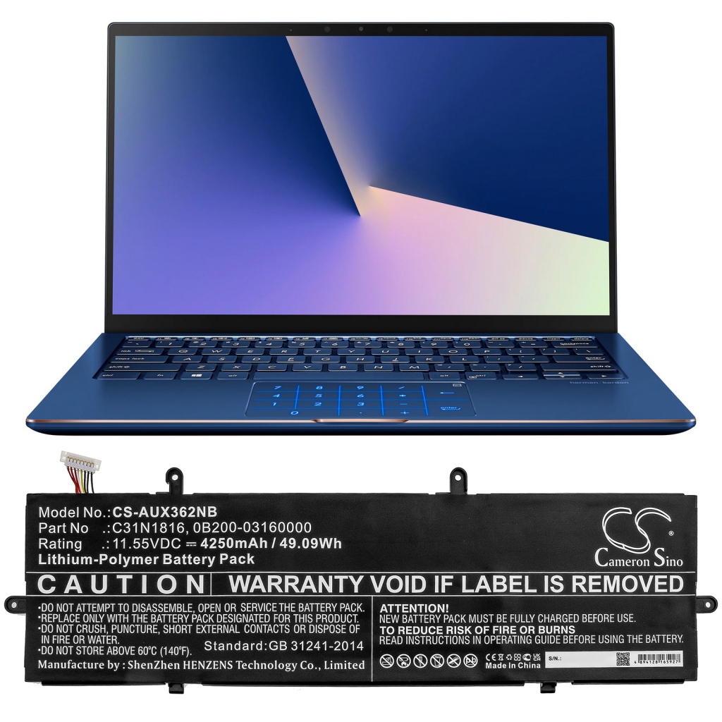 Bateria do notebooków Asus CS-AUX362NB