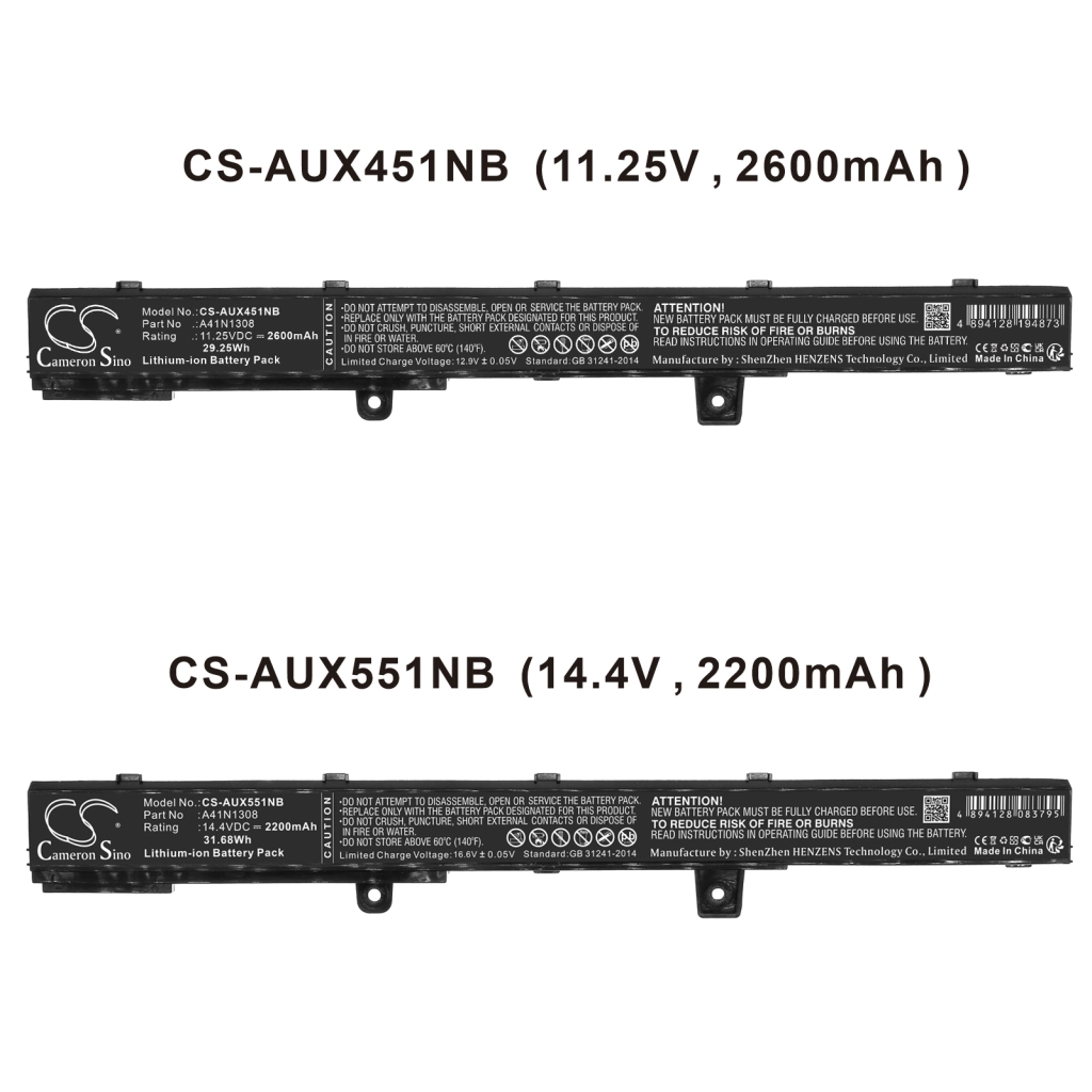 Notebook battery Asus X45LI9C