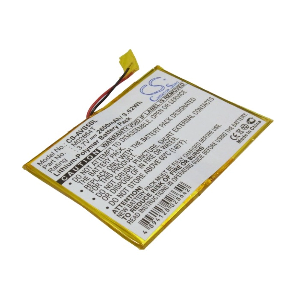 Baterie do odtwarzaczy MP3 Archos CS-AVS5SL