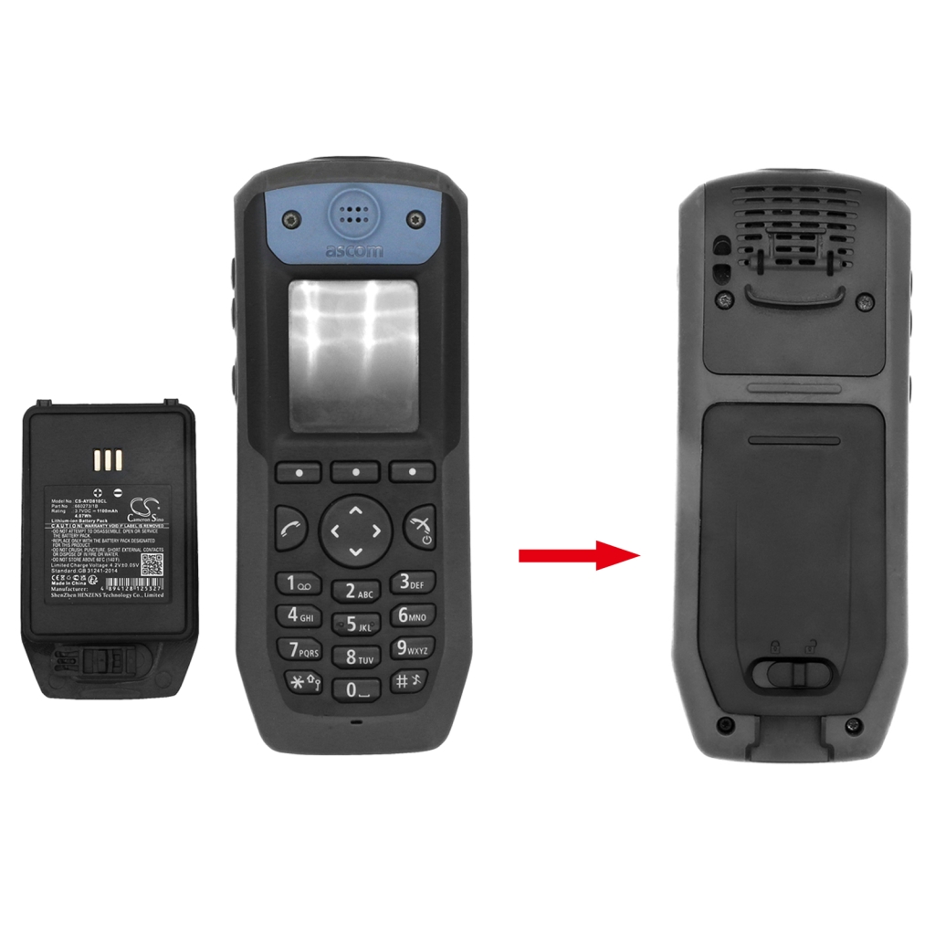 Avaya DeTewe Baterie do telefonów bezprzewodowych Innovaphone CS-AYD810CL