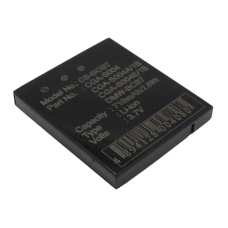 Kompatybilna wymiana baterii za Panasonic CGA-S004,CGA-S004A,CGA-S004A/1B,CGA-S004E/1B,DMW-BCB7
