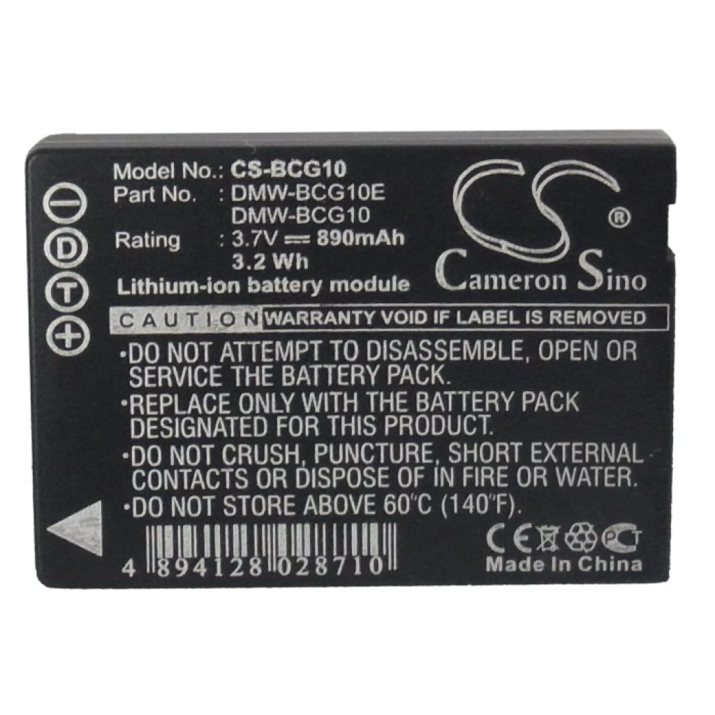 Camera Battery Panasonic Lumix DMC-ZS10R