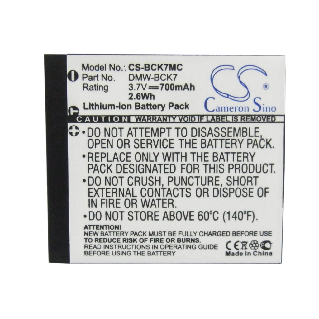 Battery Replaces DMW-BCK7