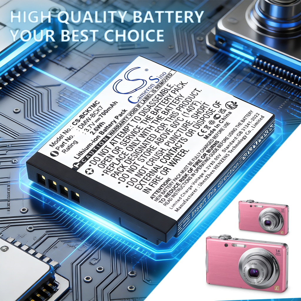 Battery for Panasonic Lumix DMC-S5K