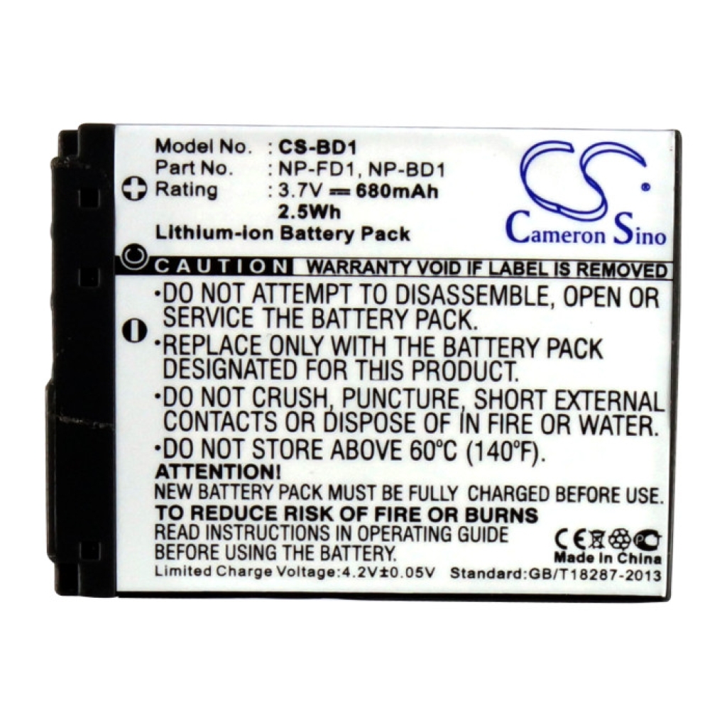 Camera Battery Sony Cyber-Shot DSC-T500