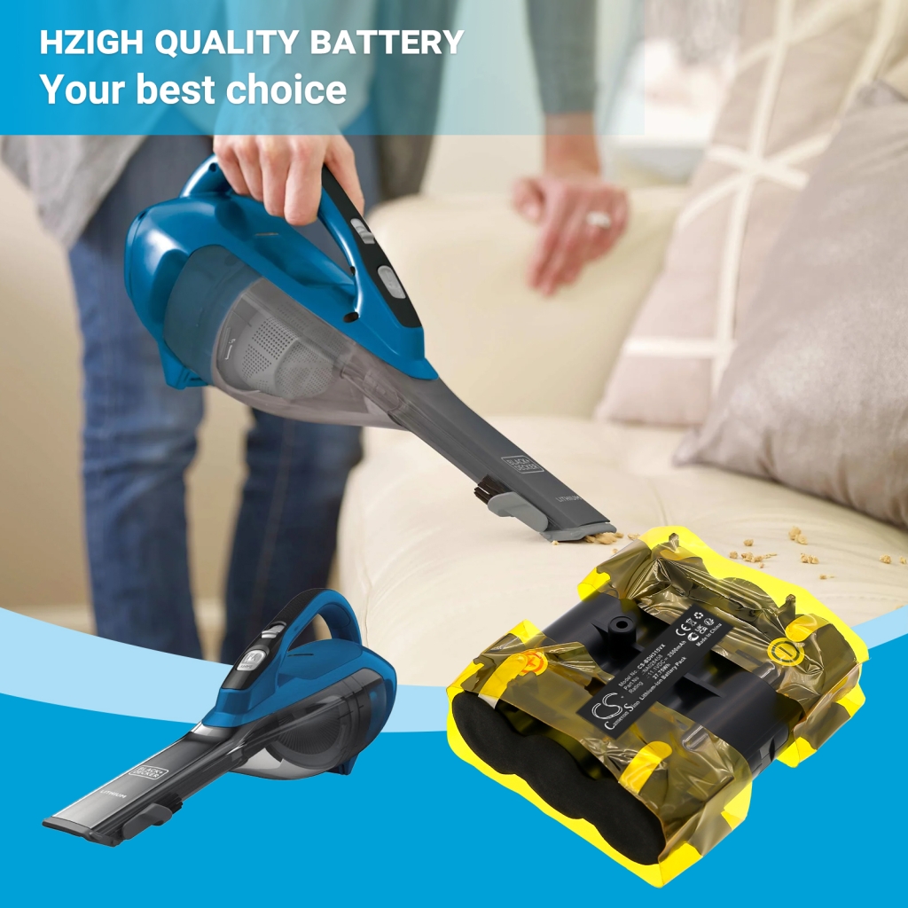 Baterie do odkurzaczy Black+decker CS-BDH315VX