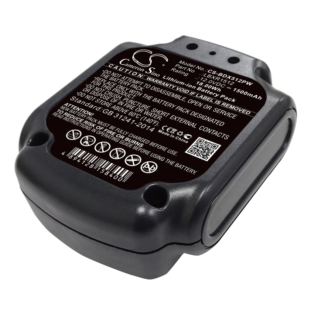 Baterie przemysłowe Black & decker CS-BDX512PW
