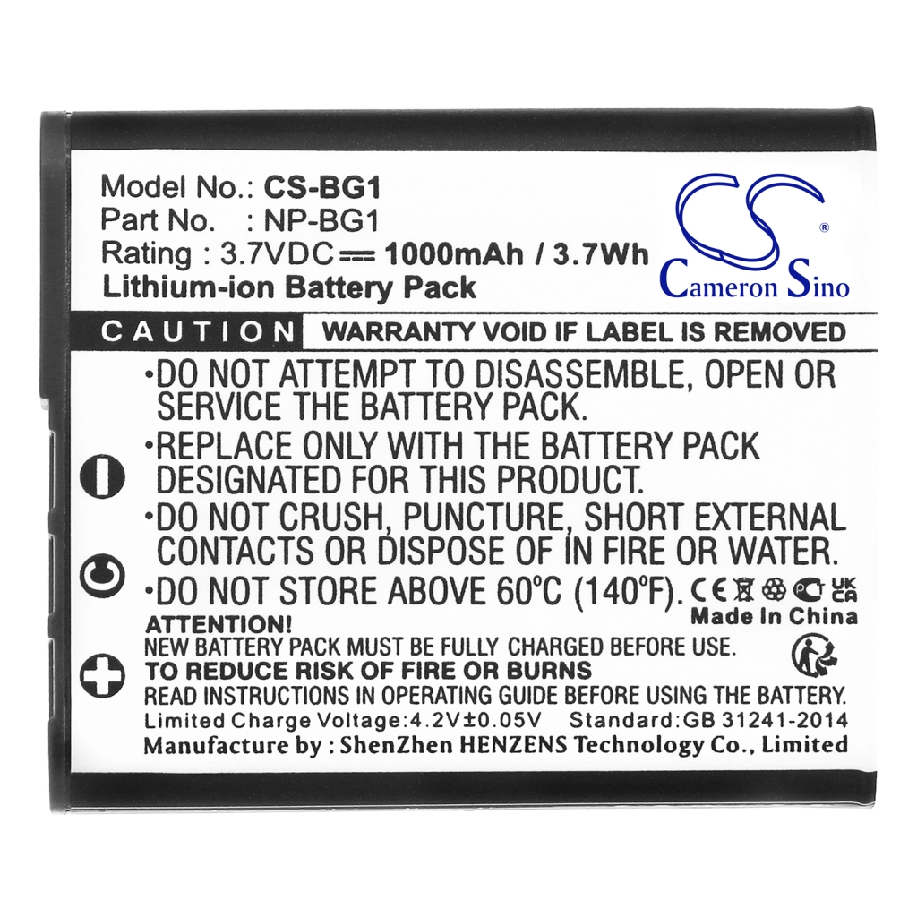 Camera Battery Sony Cyber-Shot DSC-H5