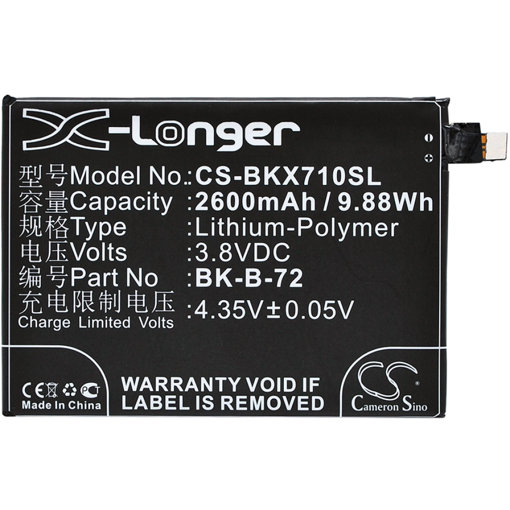 Baterie do telefonów komórkowych BBK CS-BKX710SL