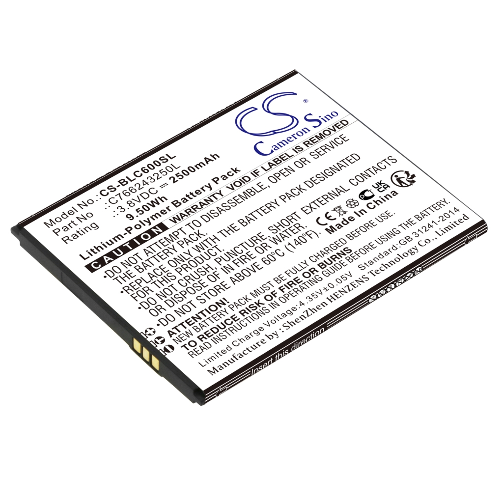 Baterie do telefonów komórkowych BLU CS-BLC600SL