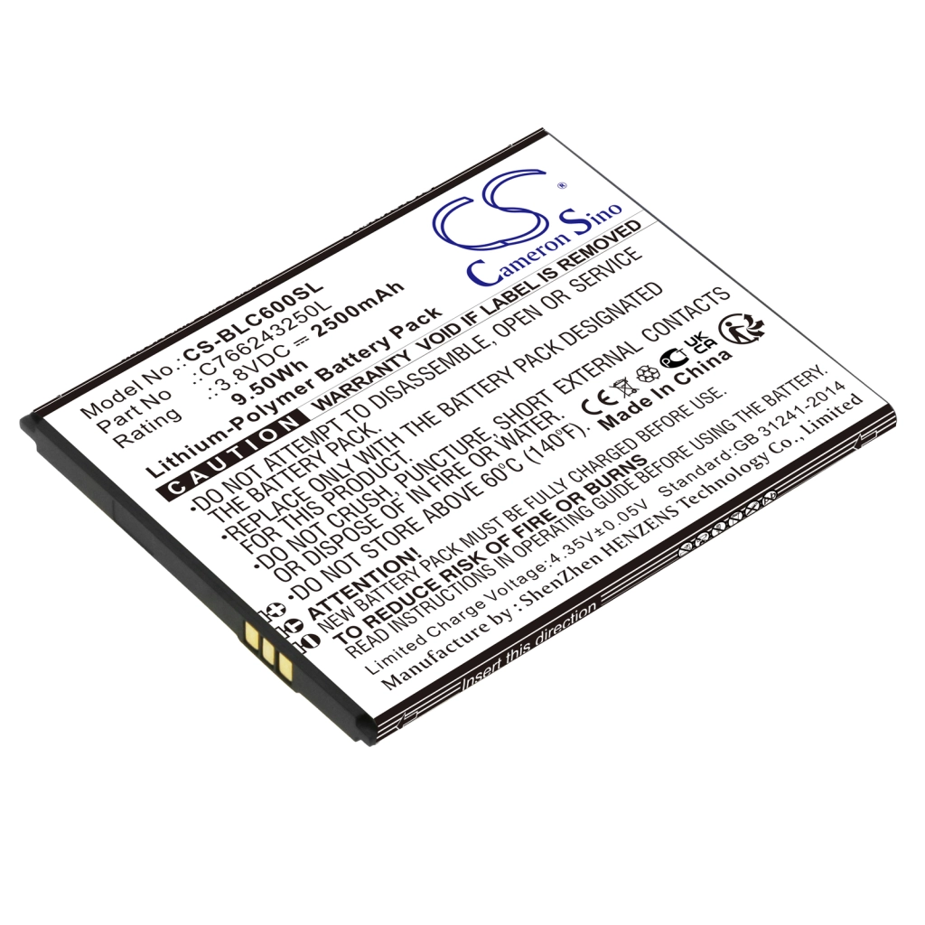 Baterie do telefonów komórkowych BLU CS-BLC600SL