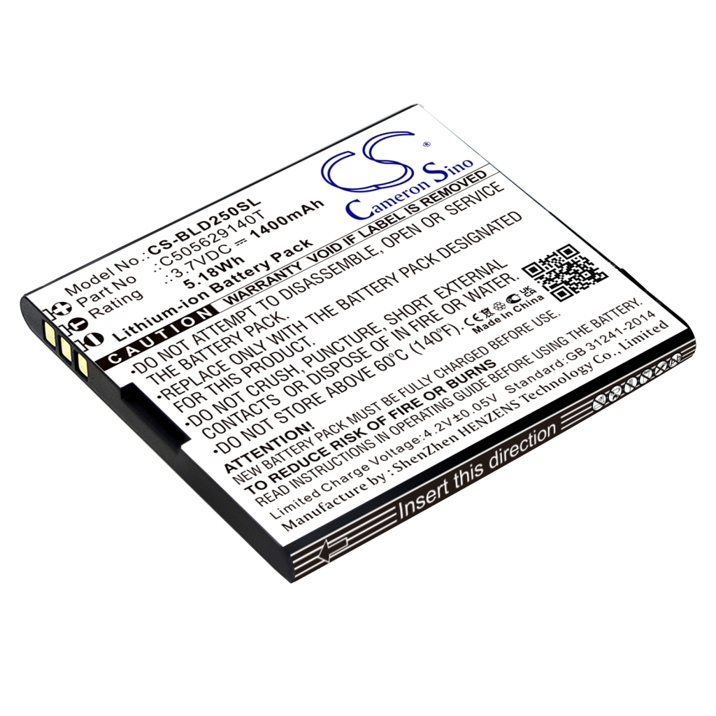 Baterie do telefonów komórkowych BLU CS-BLD250SL