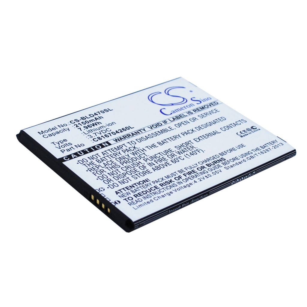 Baterie do telefonów komórkowych BLU CS-BLD470SL