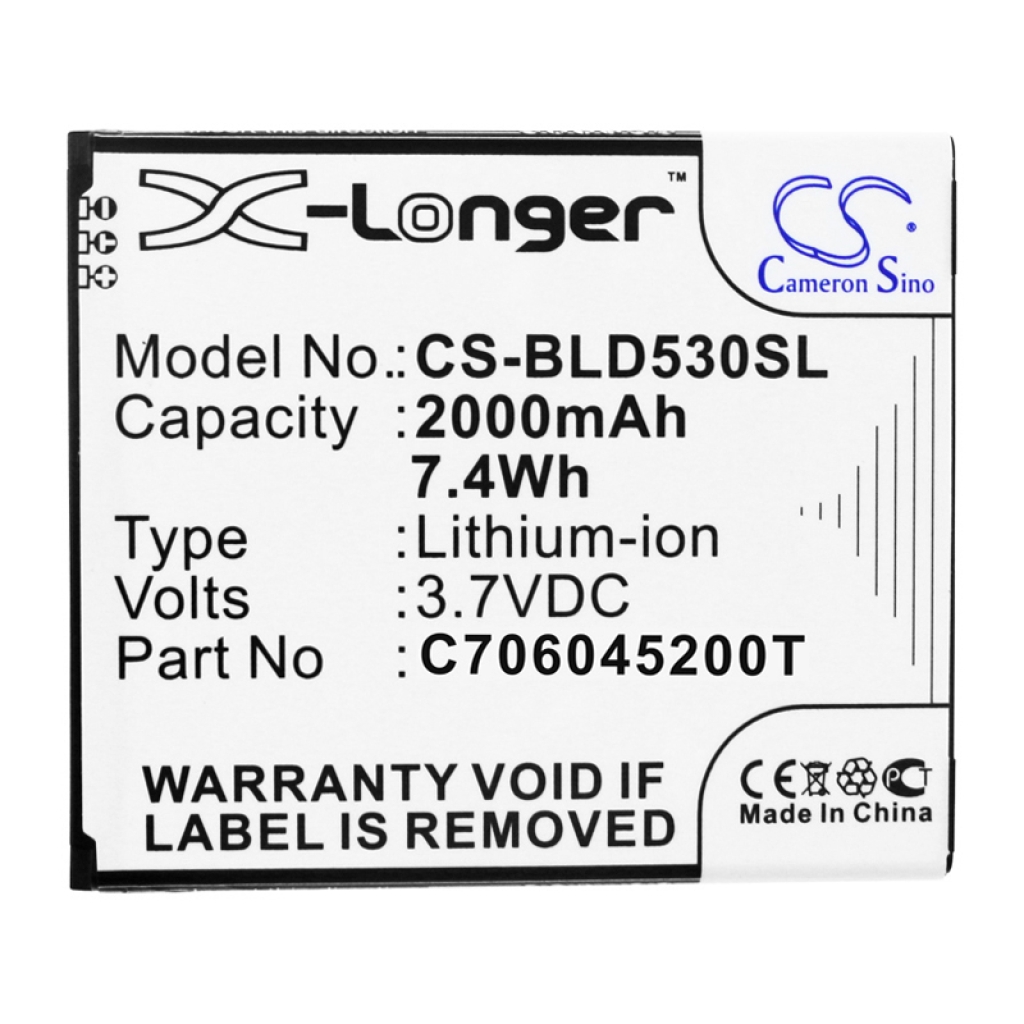 Mobile Phone Battery BLU D530X
