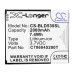 Battery Replaces C706045200T