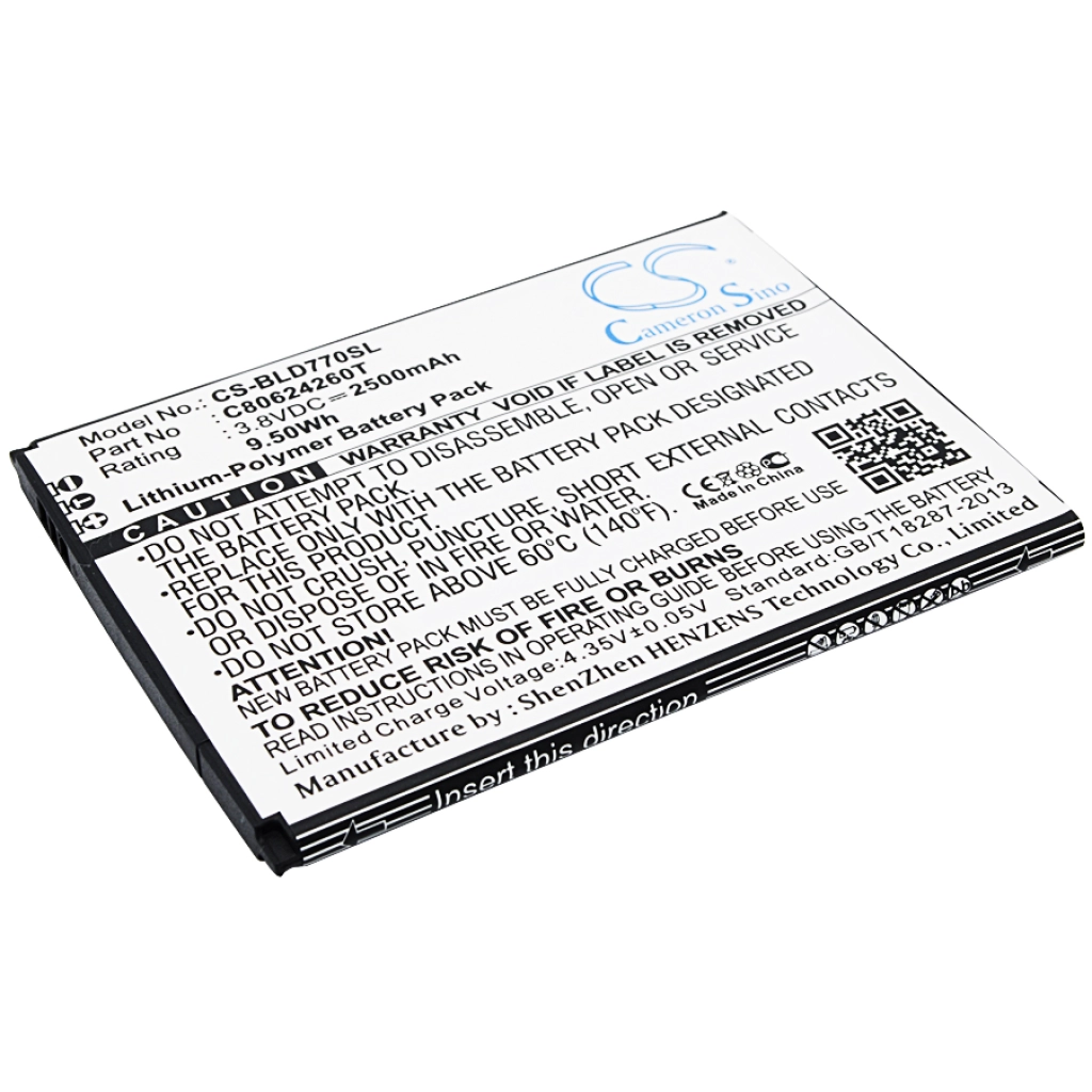 Baterie do telefonów komórkowych BLU CS-BLD770SL
