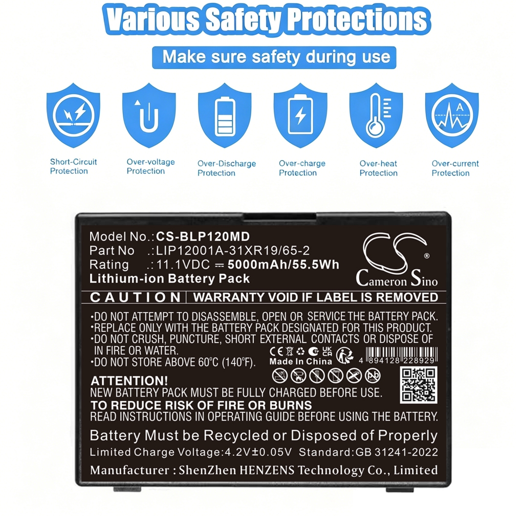 Battery compatible with Biolight
