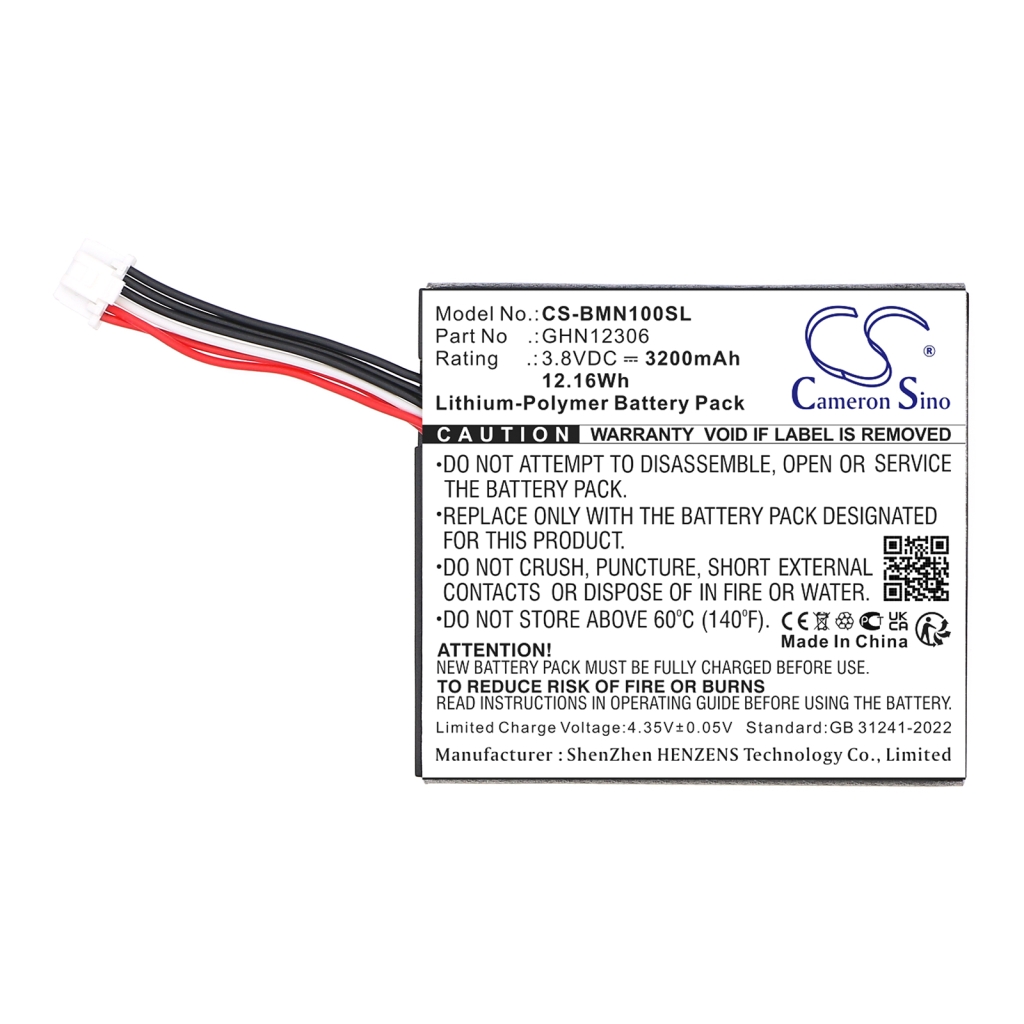 Wireless Headset Battery Bmw CS-BMN100SL