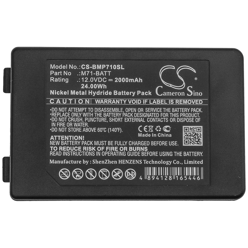 Baterie do drukarek Brady CS-BMP710SL