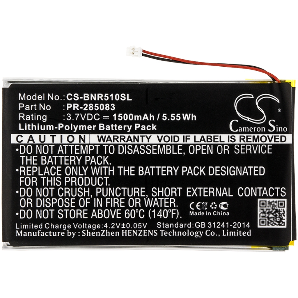 Batteries Ebook, eReader Battery CS-BNR510SL