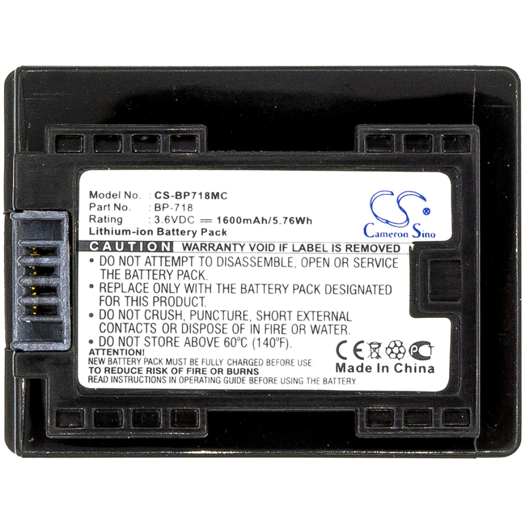 Camera Battery Canon VIXIA HF R32