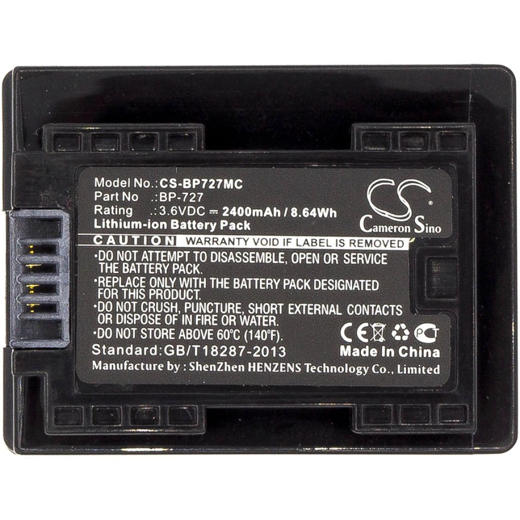 Camera Battery Canon VIXIA HF R32