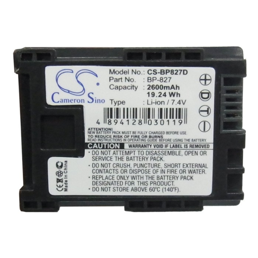 Bateria kompatybilny z Canon CS-BP827D