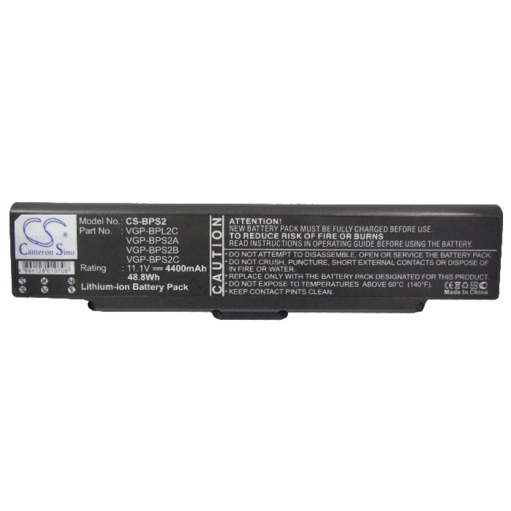 Notebook battery Sony VAIO VGN-FS15TP