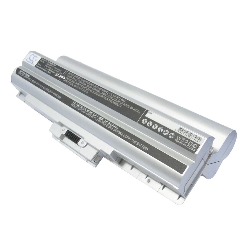 Srebrna bateria Sony VAIO Cameron Sino CS-BPS21DT, widok z tyłu