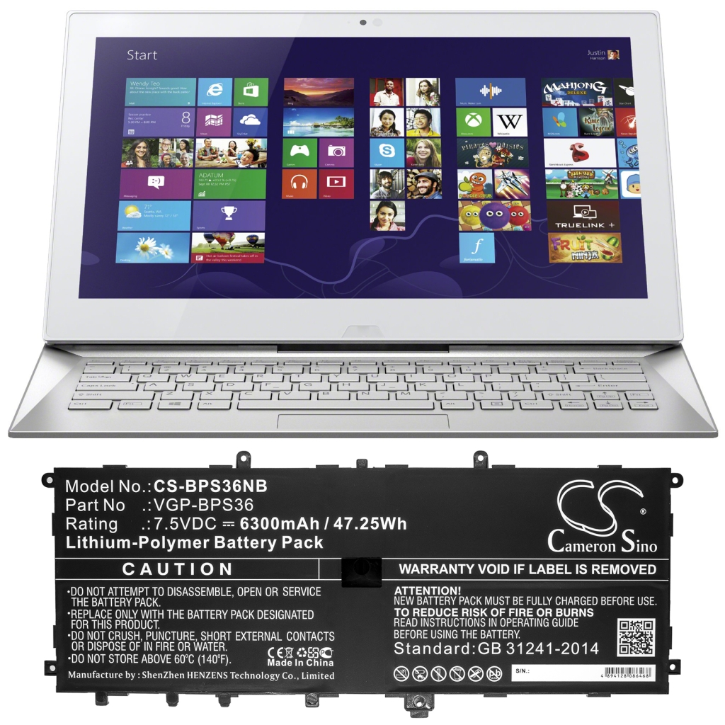 Bateria do notebooków Sony CS-BPS36NB