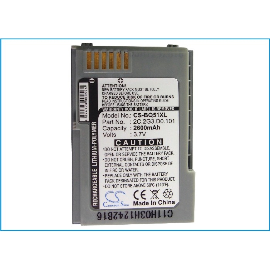 Bateria kompatybilny z BenQ-Siemens BenQ CS-BQ51XL