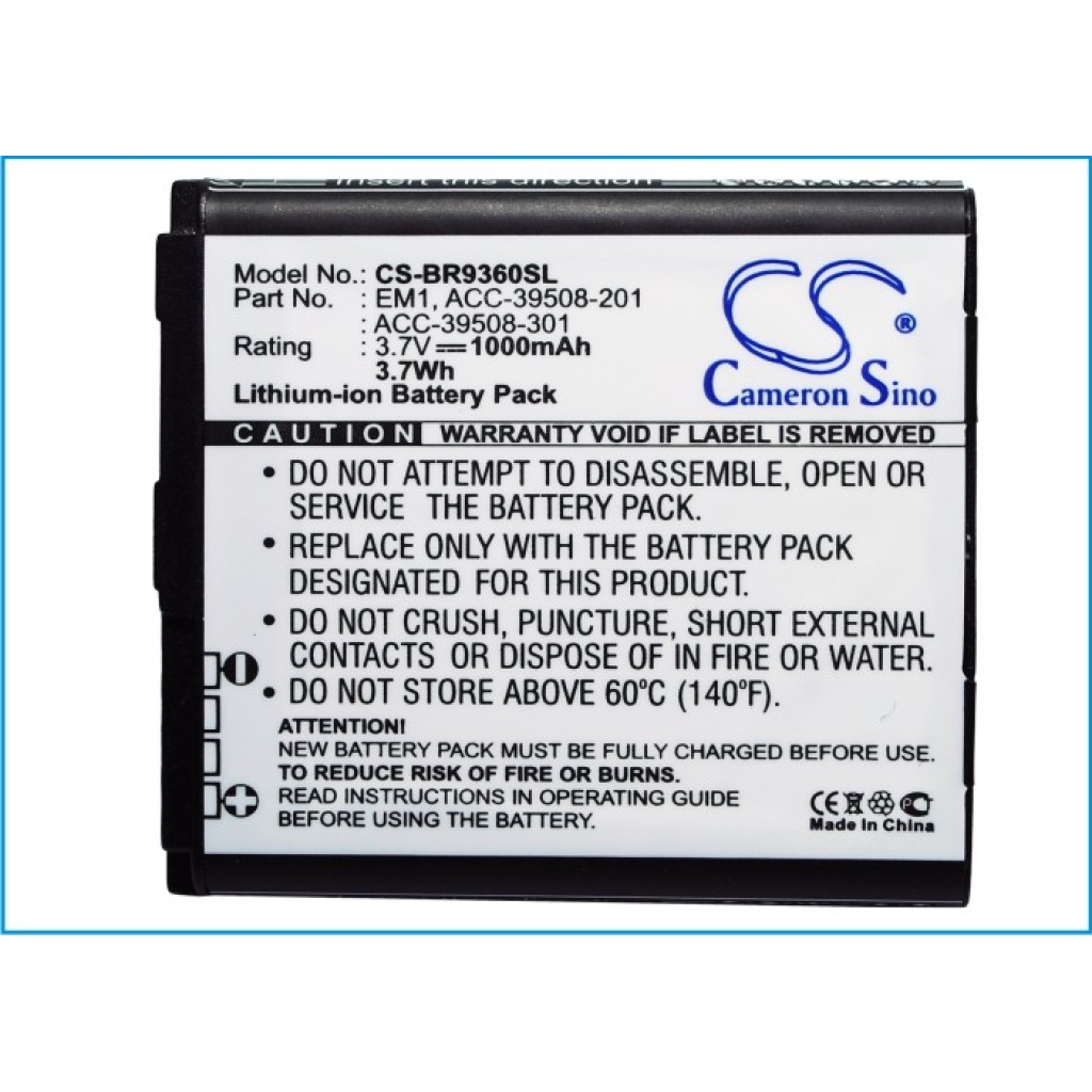 Bateria kompatybilny z Blackberry CS-BR9360SL