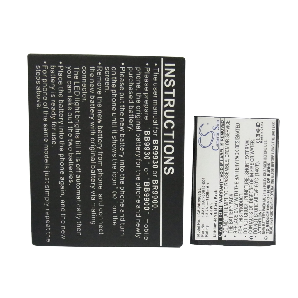 Bateria kompatybilny z Blackberry CS-BR9900SL