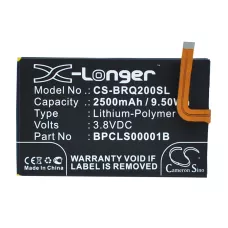 Compatible battery replacement for BlackBerry 1ICP4/59/93,BPCLS00001B