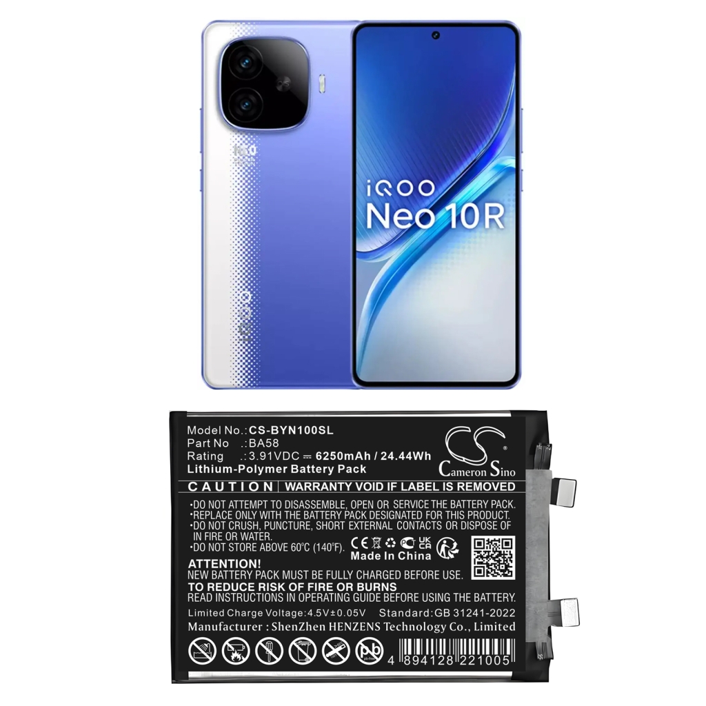 Baterie do telefonów komórkowych Vivo CS-BYN100SL