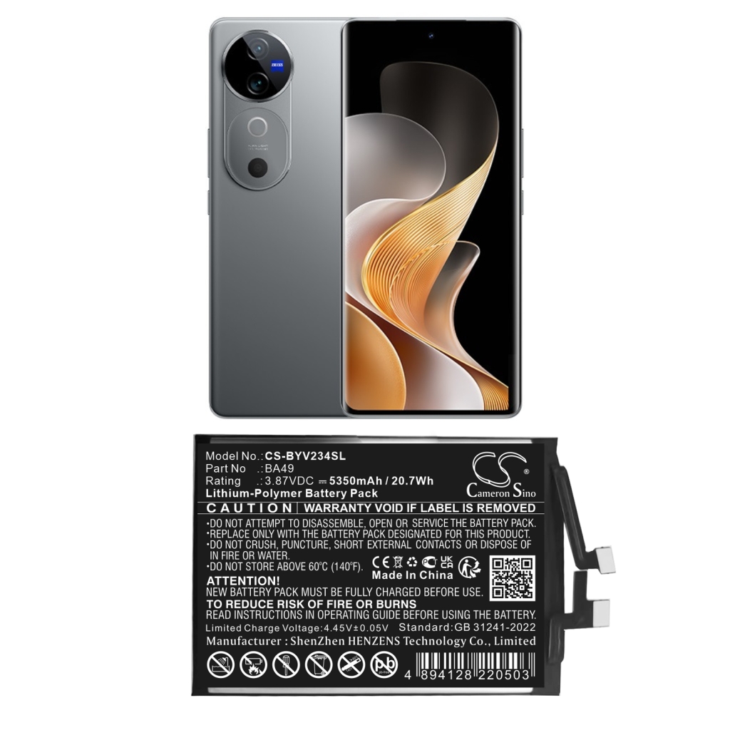 Baterie do telefonów komórkowych Vivo CS-BYV234SL
