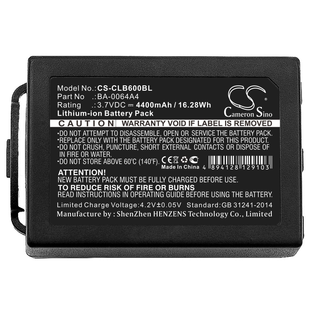 Baterie do skanera Cipherlab CS-CLB600BL