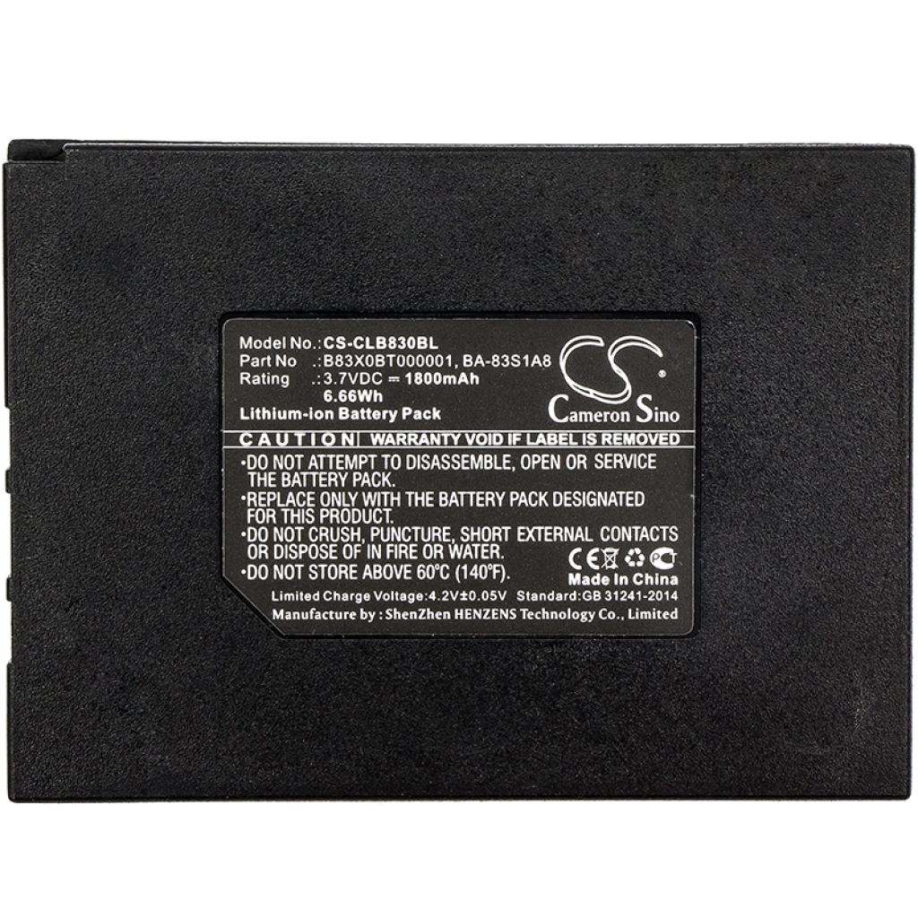 BarCode, Scanner Battery Honeywell CS-CLB830BL
